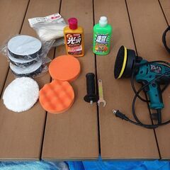 カーポリッシャー　スポンジ　コンパウンド付き