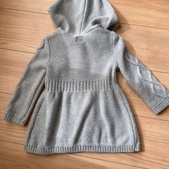 フード付カーディガン90㌢の画像