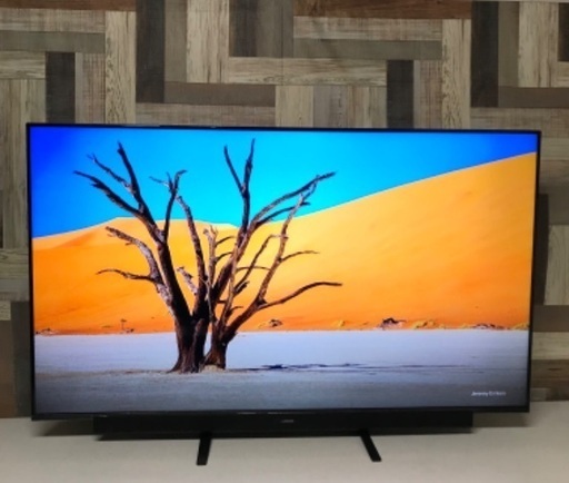 即日受渡❣️去年購入4k 55型液晶 TV Wチューナー38500円