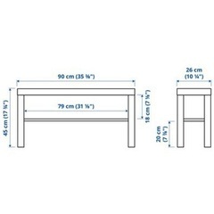 IKEA テレビ台 白 100円の画像