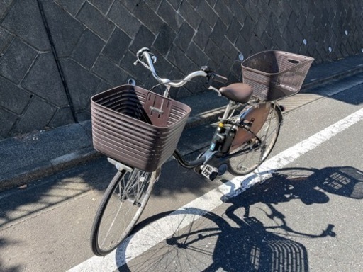 電動自転車 16Ah リアカゴ付き
