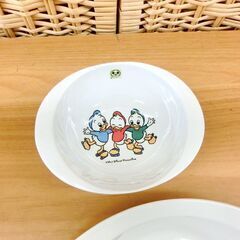 ■日本製 メラミン食器 ディズニーミッキーマウス＆プルート カレー皿 ミニサラダボウル 札幌 西区 西野の画像