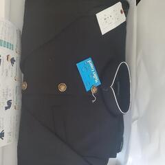 【新品　学ラン】柏市　第四　中学　黒　制服上下　新品