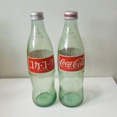コカ・コーラ 1L 空き瓶1ダース キャップ付き +ペプシ 木箱セット レトロ オブジェ ディスプレイ品 札幌市 新道東店の画像