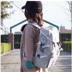 スヌーピーのリュックの画像