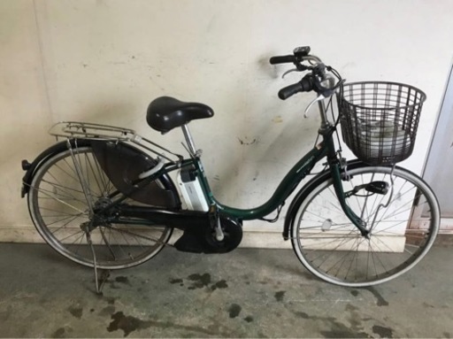 75□④岐阜発/YAMAHA PAS Natura/電動アシスト自転車/26インチ/走行確認/アシスト確認/鍵充電器有り/防犯有り/サドルひび割れ有/R4.11/20□a