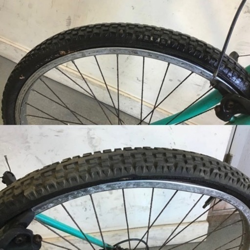 78□岐阜発 △Giant rock.5300/クロスバイク/変速3×6/タイヤ割れ有りの