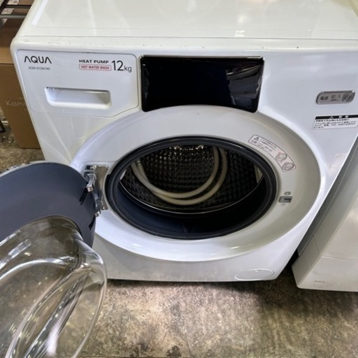 AQUA AQW-D12M ドラム式洗濯機　洗濯12kg 乾燥6kg