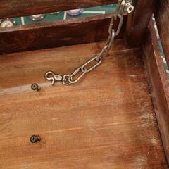 自転車 かご ヴィンテージ ボックス バスケットの画像