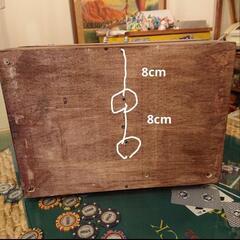 自転車 かご ヴィンテージ ボックス バスケットの画像