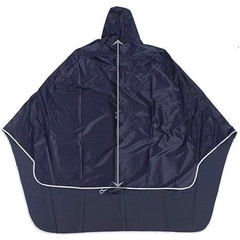 【新品】男女兼用 二重ツバ 長いポンチョ レインコート サイクルレインコート レインポンチョ 厚手生地 防水の画像