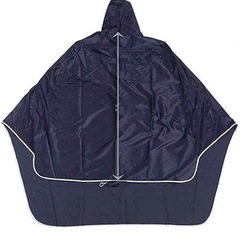 【新品】男女兼用 二重ツバ 長いポンチョ レインコート サイクル...
