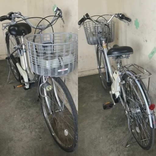 84★岐阜発　△YAMAHA PAS/電動アシスト自転車△26インチ/3段変速/アシスト走行確認/傷汚れ有り/防犯有り/現状品　R5.9/1★a