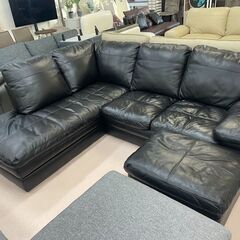 ニトリ　コーナソファ　ブラック