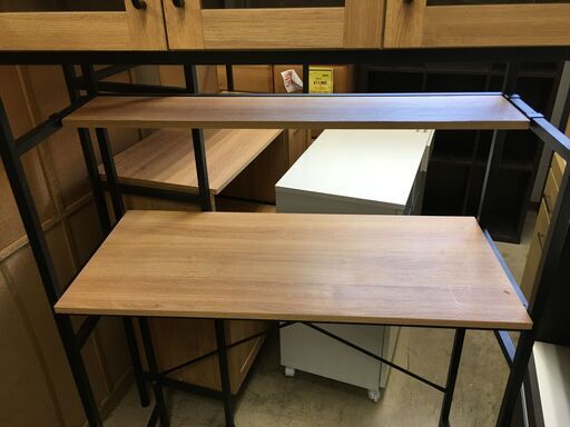 ニトリ レンジ台 ヴィンテージ　レンジ台　ゴミ箱上ラック 家具 インテリア 収納用品 多目的収納　ダストボックス 食器棚 おしゃれ クリーニング済 堺市　一人暮らし　新生活　引越【ジャングルジャングル石津店】