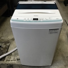 ☆値下げ☆k2310-236 Haier 全自動洗濯機　JW-U45HK 4.5kg 2022年製　動作確認済み　キズ汚れ有り　現状渡し