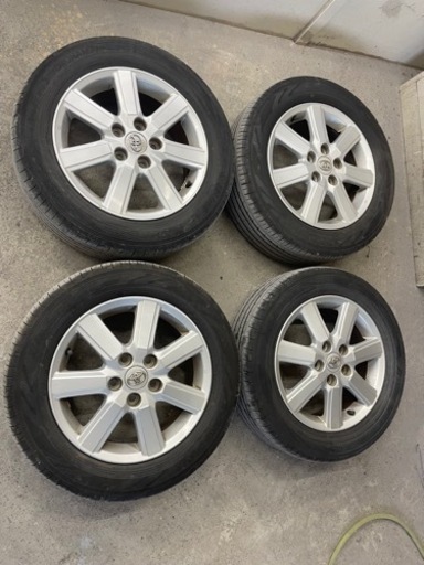 70系ヴォクシータイヤホイール 4本 114.3 5穴