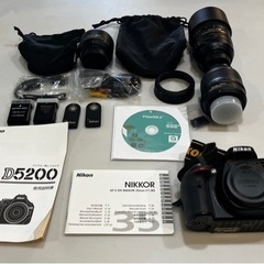 NikonD5200 本体 レンズ3本