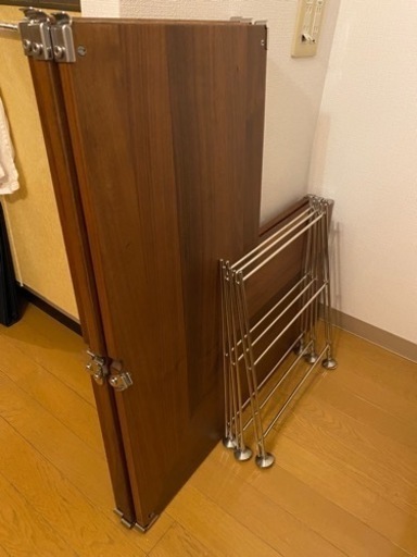 【値下げ】無印良品 ステンレスユニットシェルフ コーナータイプ3段 ウォールナット