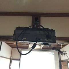 プロジェクター＆スクリーン、スピーカー