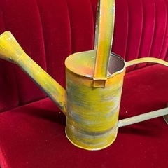 可愛い　インテリアに　ジョウロとバケツセットの画像