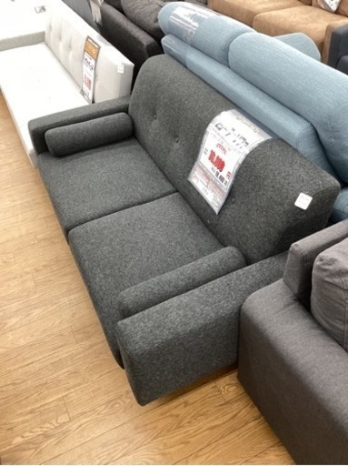 KJ-10【新入荷　リサイクル品】2シーターソファ　グレー