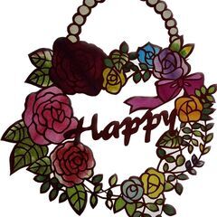 グラスアート、シルエットアート（切り絵）、タイルクラフトを習いませんか？の画像