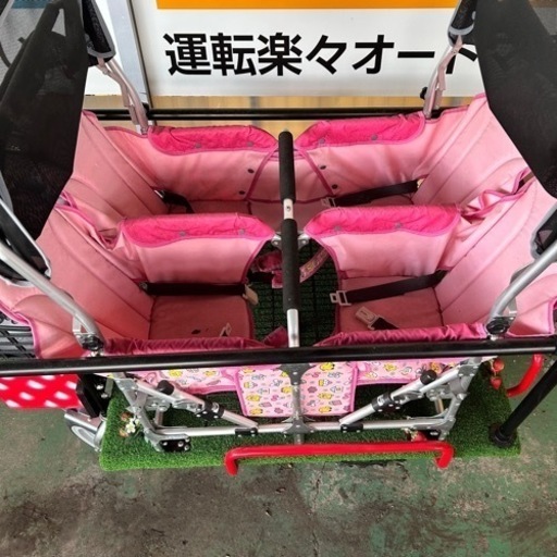 和コーポレーション 電動 運搬 台車 KT-8SA 四輪 最大積載量120kg バッテリー式 充電器付属 後進機能 自走式 運搬車 搬送 果樹園 対面式４人乗り乳母車