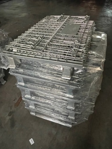 中古　鉄製メッシュパレット②　W800✖️D600✖️H500 網目50mm 中古】メッシュパレット 800×600×500 中古 鉄製メッシュパレット④