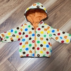 ミキハウス　リバーシブルアウターとポンチョの画像