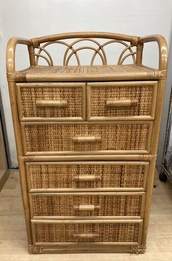 【REGASTOCK 川崎店】籐キャビネット