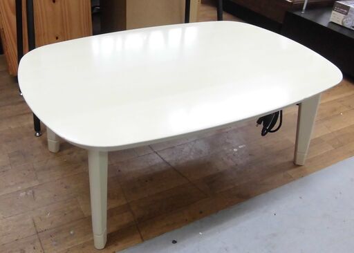 R421 NITORI 長方形 モダンこたつテーブル、幅105cm Used