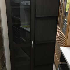 フラップ扉 モダン　キャビネット 食器棚 収納棚 ラック 収納 北欧 収納家具 おしゃれ クリーニング済 堺市 石津店 【ジャングルジャングル石津店】