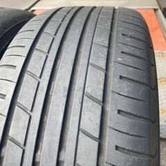 お値打ち17インチ中古タイヤホイール4本セット！艶ありブラック！215/45R17付き！ノア、ビアンテ、アルテッツァ、アクセラなどに！の画像