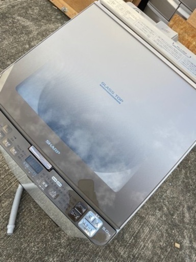 SHARP 9.0kg洗濯機 ES-PX9B-N 2017年製●E093M470