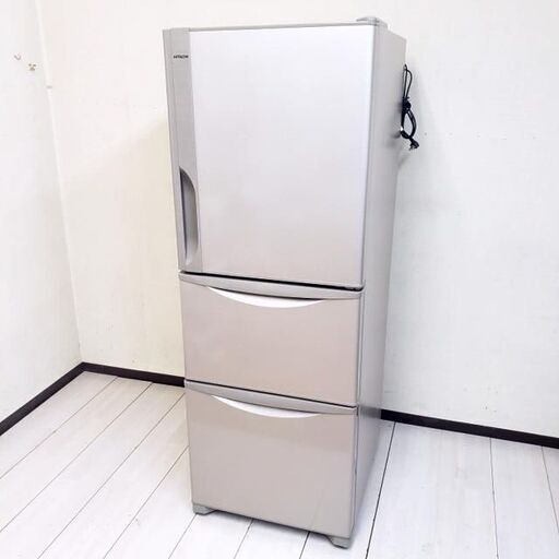【これ見て！ 軽トラ無料貸し出し】 事務所使用なので綺麗  2020年製 日立/HITACHI ノンフロン冷凍冷蔵庫 R-27JV 2