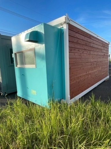 ユニットハウス 海の家仕様！ プレハブ コンテナ 事務所 バイクガレージ