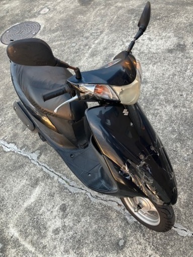 バッテリー新品 タイヤ溝新品に近い 走行OK アドレスV50 CA44A 灯火類点灯テストOK 走る曲がる止まるテストOK ナンバー登録中 スクーター