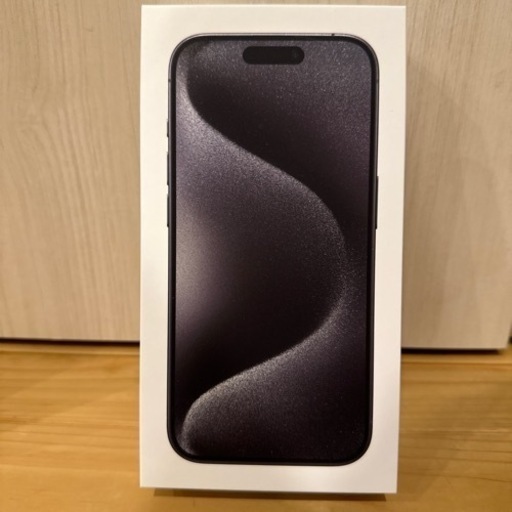 iphone15pro ブラックチタニウム