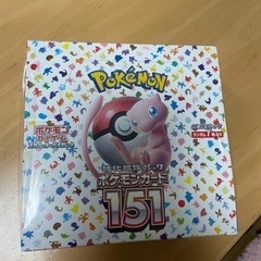 ポケモンカード151シュリンク付き1BOX