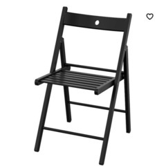 IKEA FRÖSVI フロースヴィ 折りたたみチェア ブラックの画像