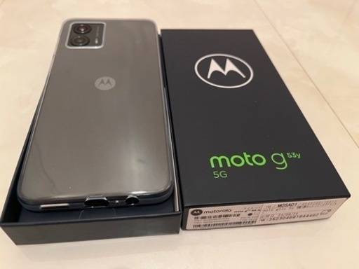 モトローラ　motorola スマホ　moto g53y 5G 新品　インクブラック