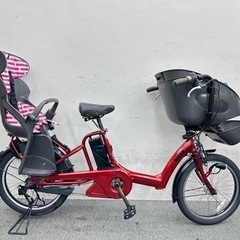 3人乗り電動自転車　子供乗せシート付き　ブリヂストンビッケポーラ...