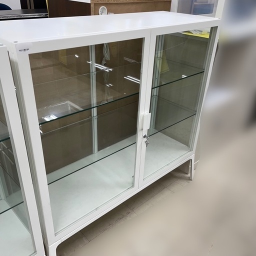 J2685 現行販売品 IKEA イケア MILSBO ミルスボ ガラス扉付