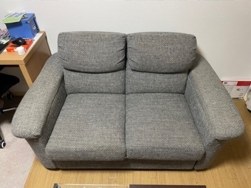 【引取先決まりました】2人掛けソファー
