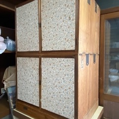 約100年前の押入れ箪笥  布団タンス   和アンティーク  