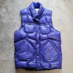 White Mountaineering ダウンベスト　ブルー