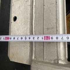 引取り限定 アルコック バイク積載 農機具 CYB-0703アルミ ラダーレール 歩み板 300kgの画像