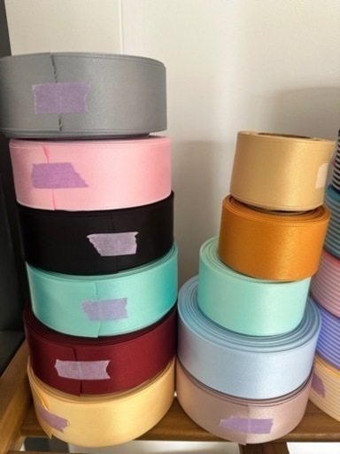 マットサテンリボン 韓国リボン