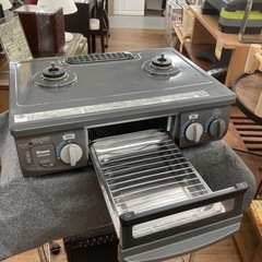 S763 ⭐ Rinnai 都市ガスコンロ KGM563DGL 15年製 ⭐動作確認済